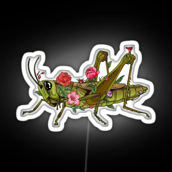 Grasshopper Boho RGB Neon Sign