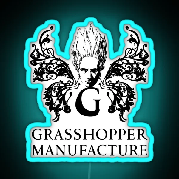 Grasshopper Manufacture Logo 01 RGB Neon Sign
