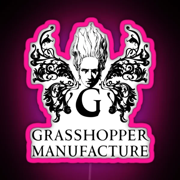 Grasshopper Manufacture Logo 01 RGB Neon Sign
