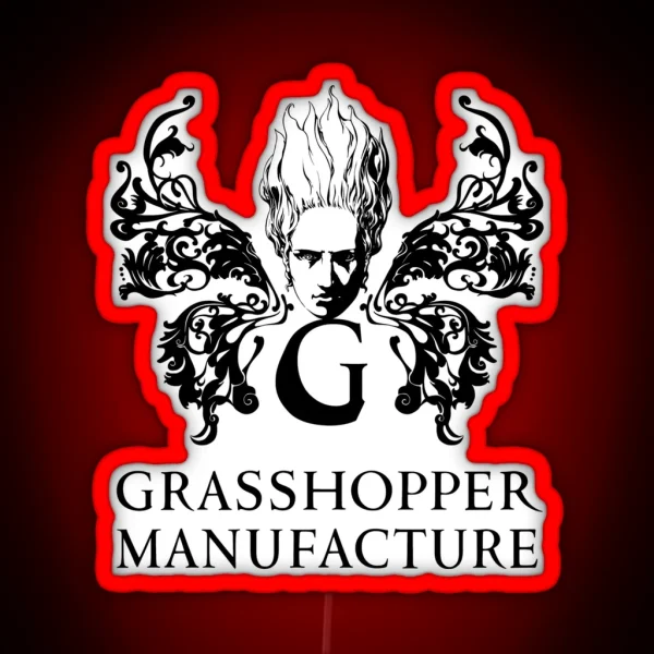 Grasshopper Manufacture Logo 01 RGB Neon Sign