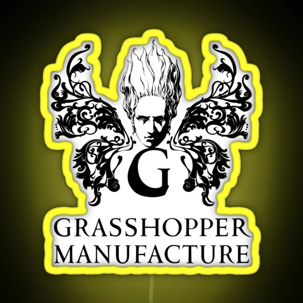 Grasshopper Manufacture Logo 01 RGB Neon Sign