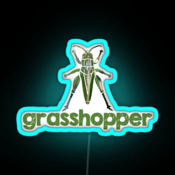 Grasshopper RGB Neon Sign