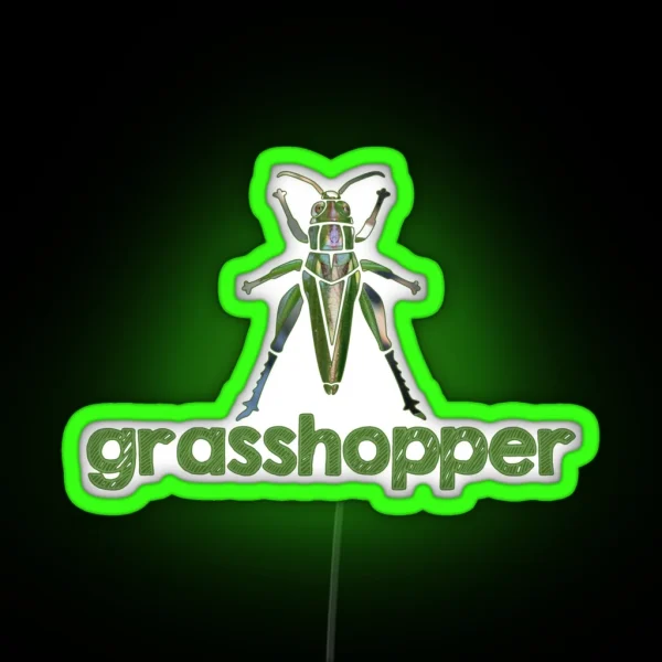 Grasshopper RGB Neon Sign