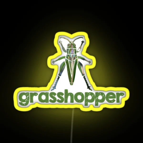 Grasshopper RGB Neon Sign