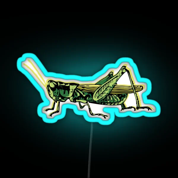 Grasshopper RGB Neon Sign