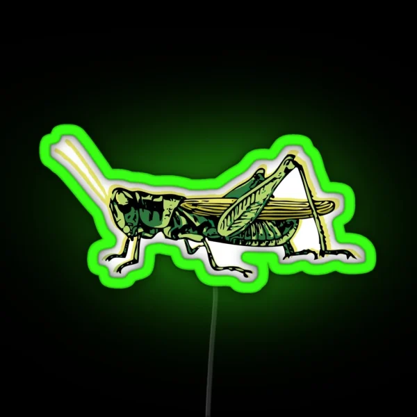 Grasshopper RGB Neon Sign