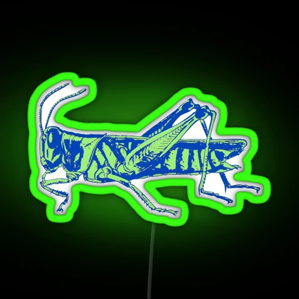 Grasshopper RGB Neon Sign