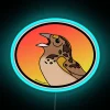 Grasshopper Sparrow Ammodramus Savannarum RGB Neon Sign - Image 3