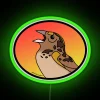 Grasshopper Sparrow Ammodramus Savannarum RGB Neon Sign - Image 4
