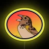 Grasshopper Sparrow Ammodramus Savannarum RGB Neon Sign - Image 6
