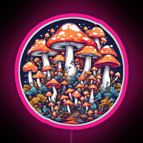 Grateful Mushies Will Have You Dead On The Floor RGB Neon Sign