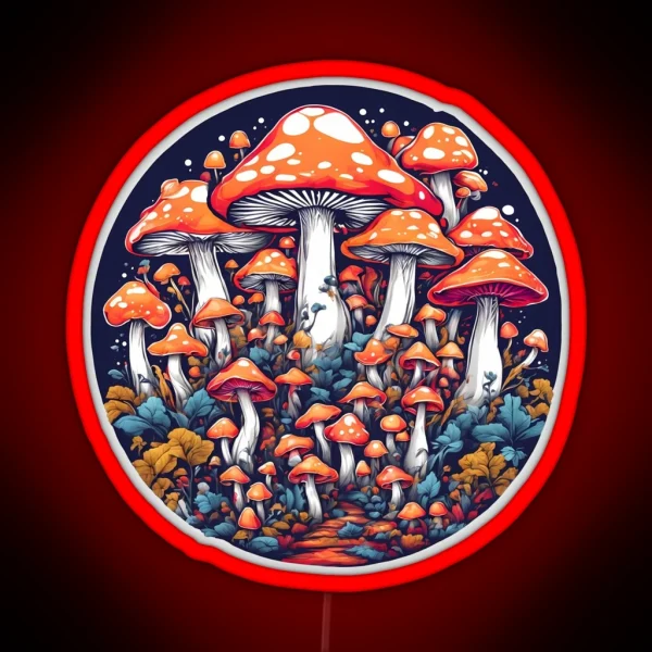 Grateful Mushies Will Have You Dead On The Floor RGB Neon Sign