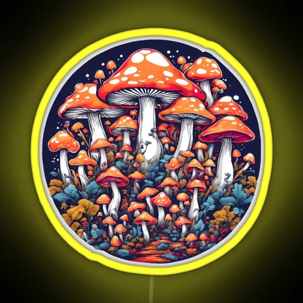 Grateful Mushies Will Have You Dead On The Floor RGB Neon Sign