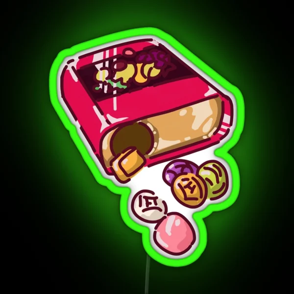 Grave Of The Fireflies Candy RGB Neon Sign