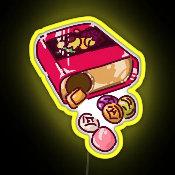 Grave Of The Fireflies Candy RGB Neon Sign