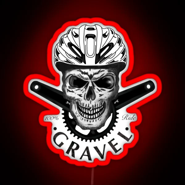Gravel Skull RGB Neon Sign