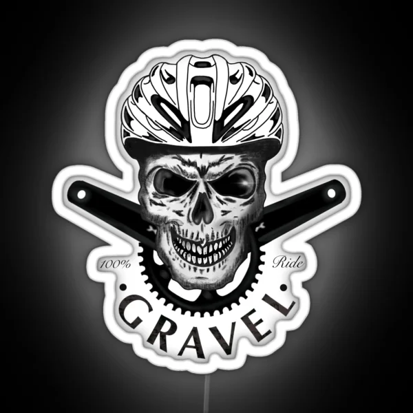 Gravel Skull RGB Neon Sign