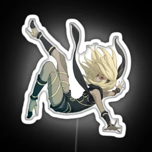 Gravity Rush Falling Kat RGB Neon Sign