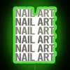 Gray Text Art Nail Art Nail Tech Nails Manicure Manicurist Pedicure Pedicurist RGB Neon Sign - Image 4