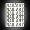 Gray Text Art Nail Art Nail Tech Nails Manicure Manicurist Pedicure Pedicurist RGB Neon Sign - Image 5
