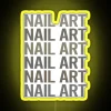 Gray Text Art Nail Art Nail Tech Nails Manicure Manicurist Pedicure Pedicurist RGB Neon Sign - Image 6