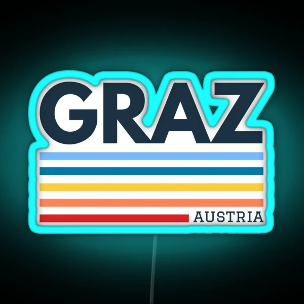 Graz Austria RGB Neon Sign