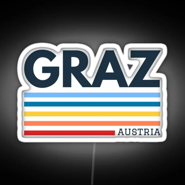 Graz Austria RGB Neon Sign