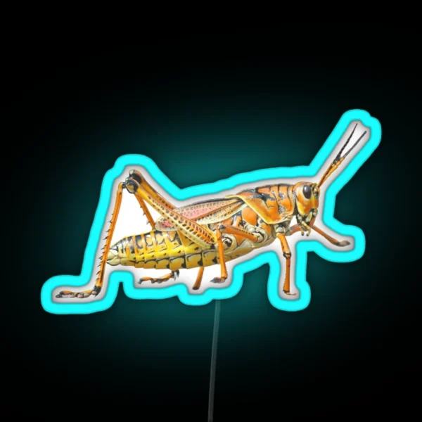Great Grasshopper RGB Neon Sign