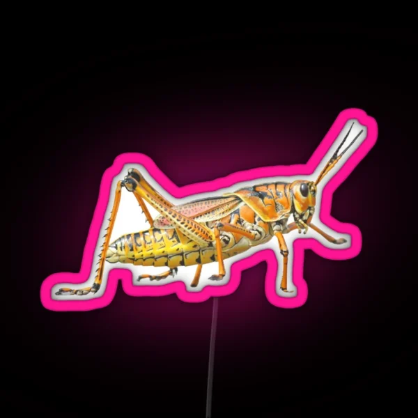 Great Grasshopper RGB Neon Sign
