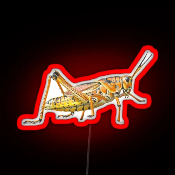 Great Grasshopper RGB Neon Sign