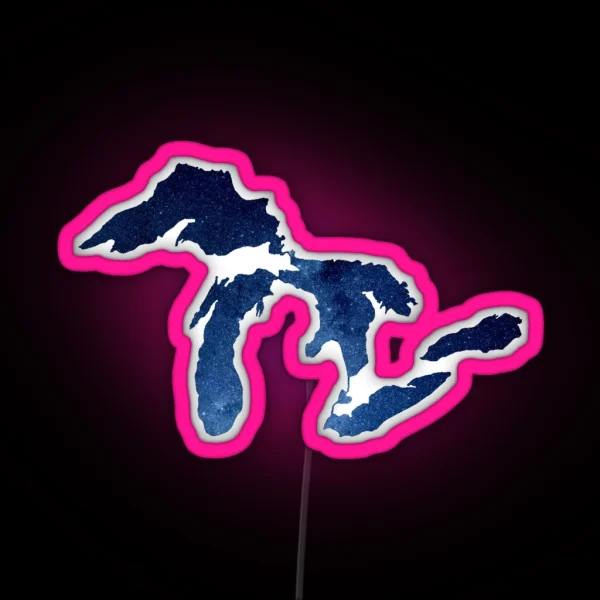Great Lakes RGB Neon Sign