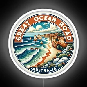 Great Ocean Road Australia RGB Neon Sign