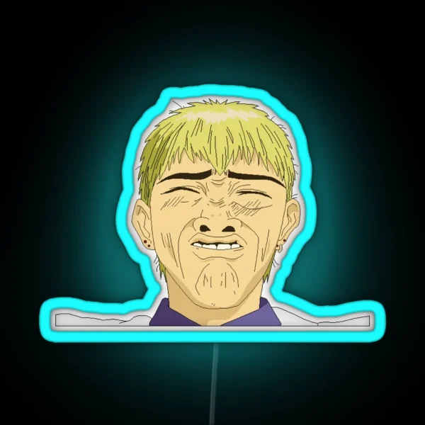 Great Teacher Eikichi Onizuka Face RGB Neon Sign