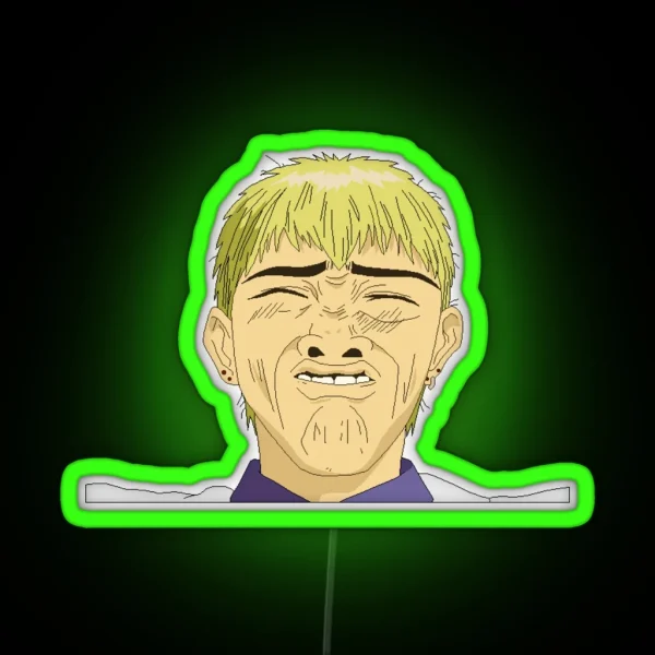 Great Teacher Eikichi Onizuka Face RGB Neon Sign