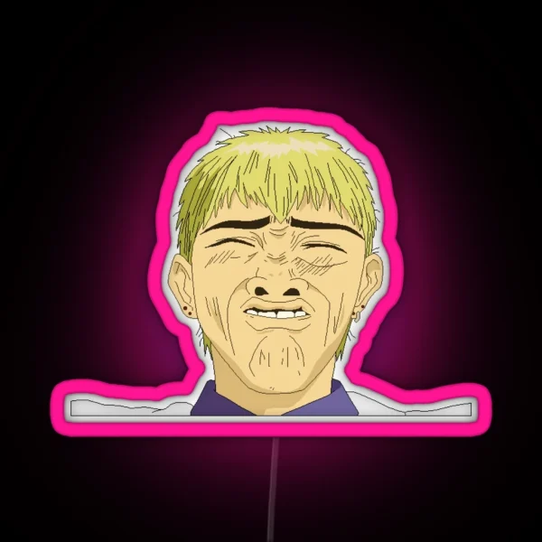 Great Teacher Eikichi Onizuka Face RGB Neon Sign