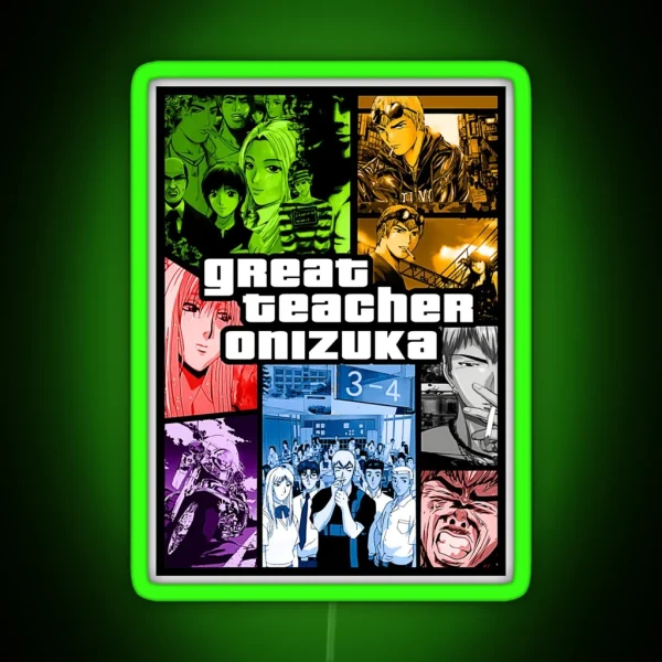 Great Teacher Onizuka Great Teacher Onizuka RGB Neon Sign
