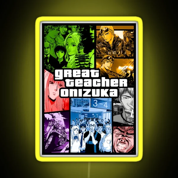 Great Teacher Onizuka Great Teacher Onizuka RGB Neon Sign