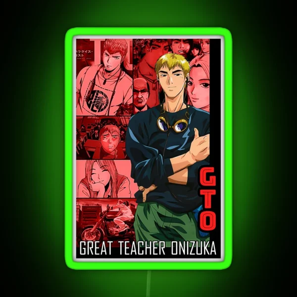 Great Teacher Onizuka Great Teacher RGB Neon Sign