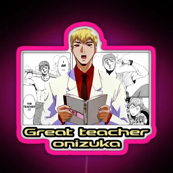 Great Teacher Onizuka GTO RGB Neon Sign