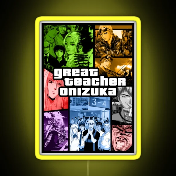 Great Teacher Onizuka RGB Neon Sign