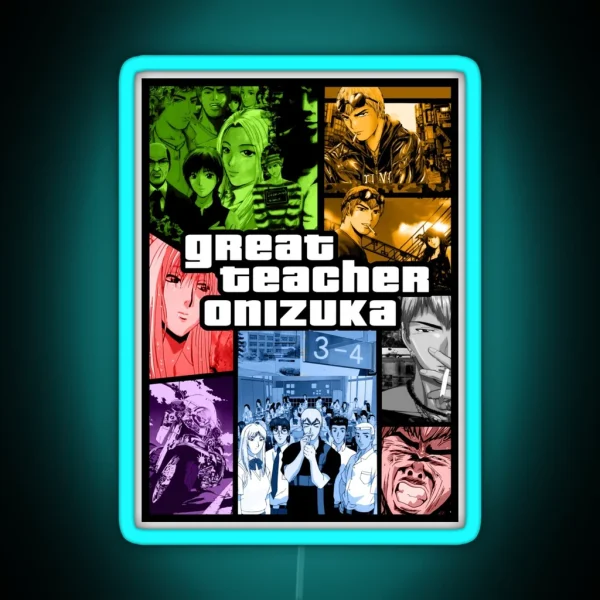 Great Teacher Onizuka RGB Neon Sign