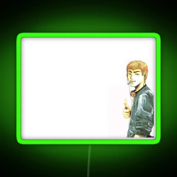 Great Teacher Onizuka Thumbs Up RGB Neon Sign