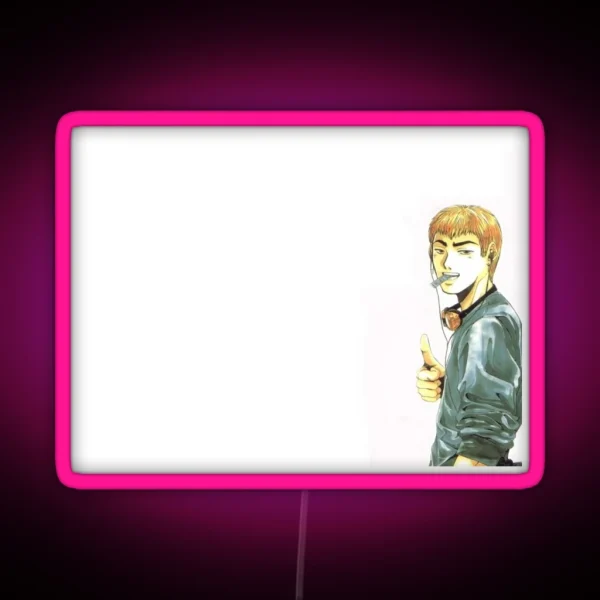 Great Teacher Onizuka Thumbs Up RGB Neon Sign
