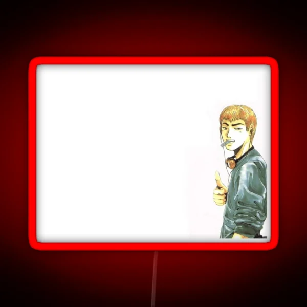 Great Teacher Onizuka Thumbs Up RGB Neon Sign