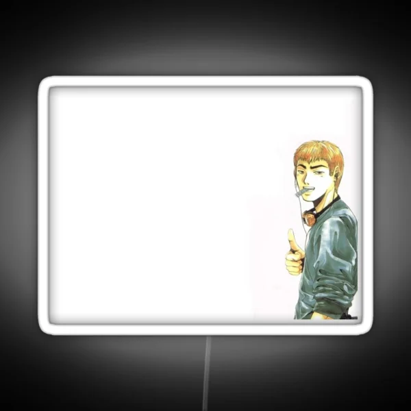 Great Teacher Onizuka Thumbs Up RGB Neon Sign