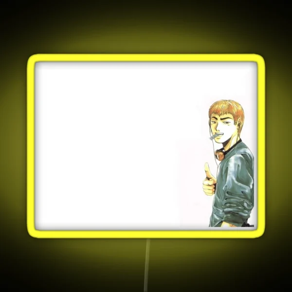 Great Teacher Onizuka Thumbs Up RGB Neon Sign