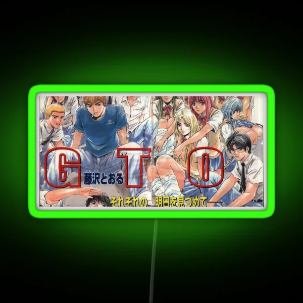 GREAT THEACHER ONIZUKA RGB Neon Sign