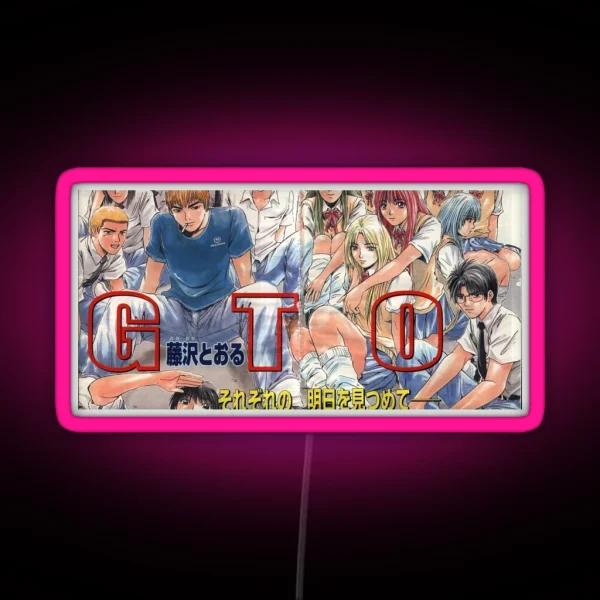 GREAT THEACHER ONIZUKA RGB Neon Sign
