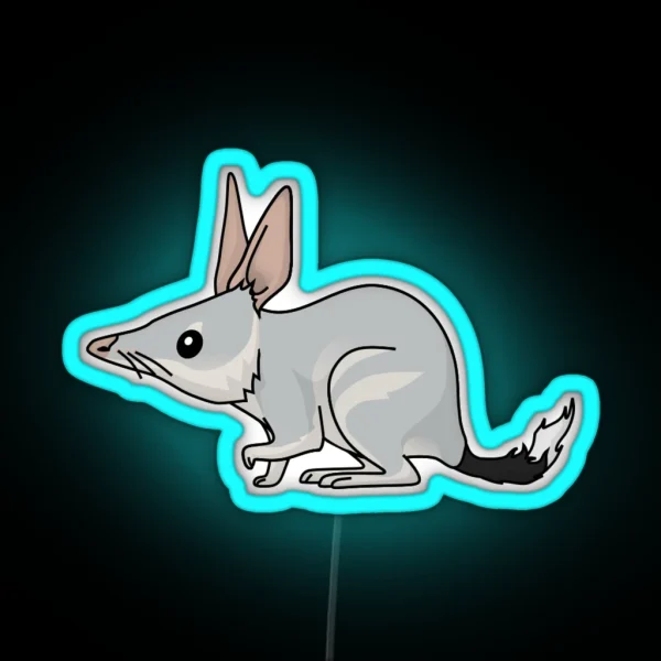 Greater Bilby RGB Neon Sign
