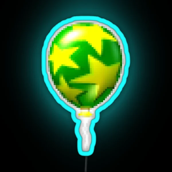 Green Balloon Sprite RGB Neon Sign